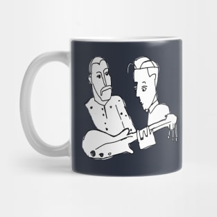 Guitar Rock Band Musicians Drawing Mug